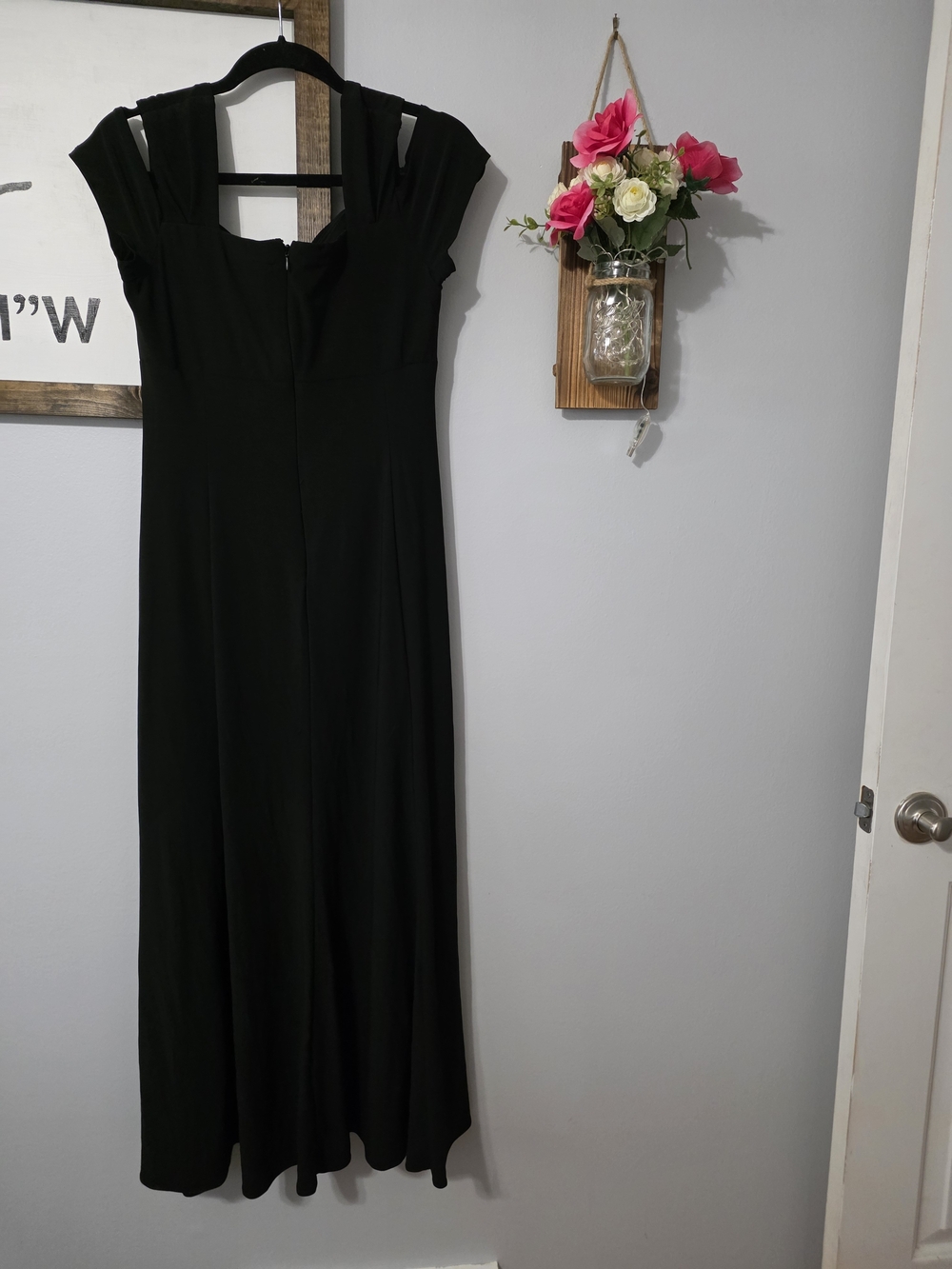 R & M RICHARDS Cold-Shoulder Tea-Length, Maxi - Picture 3 of 6
